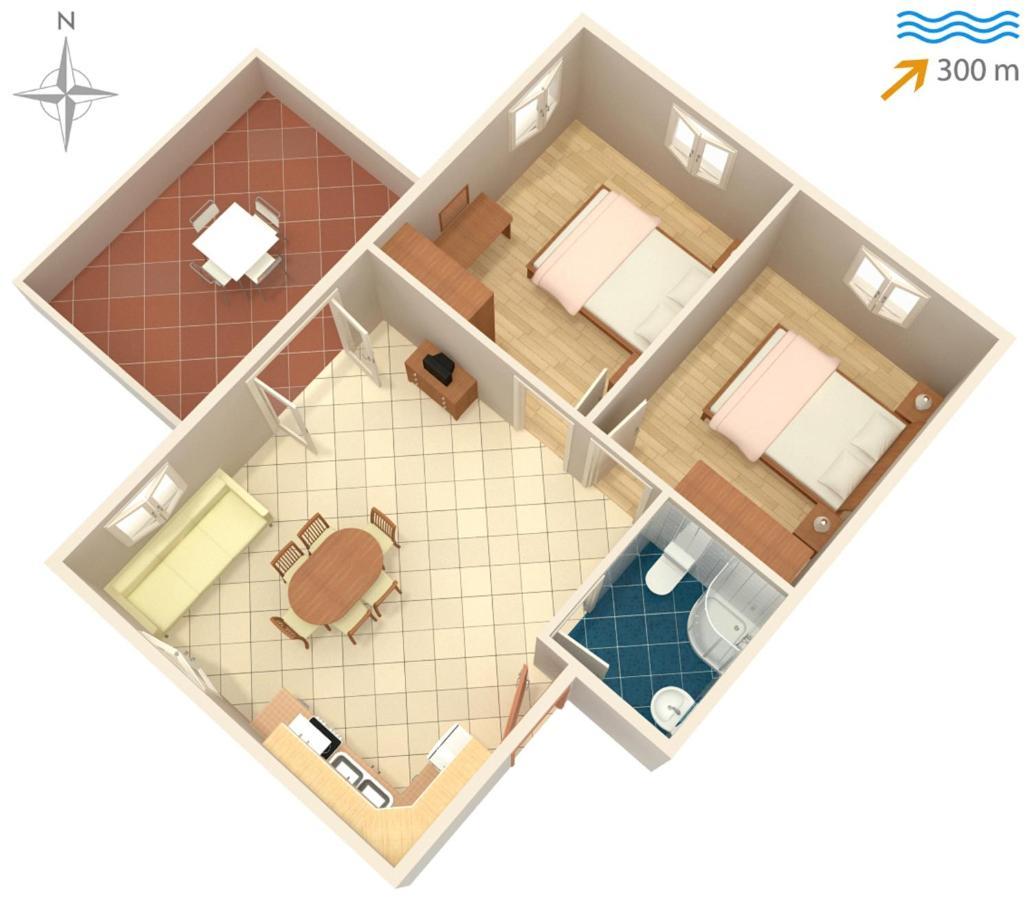 Apartments With A Parking Space Tkon, Pasman - 6216 Zewnętrze zdjęcie